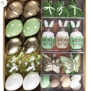DecorbyHannah Easter Eggs Decorations, 40ct Easter ornaments